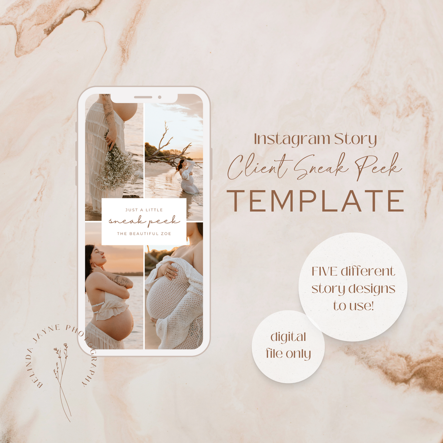 Instagram Story - Sneak Peek TEMPLATE